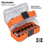 Klein Tools 65213TX Knurled TORX Bit Socket Set, T8 toT60, 1/4, 3/8 and 1/2-Inch Drives, Premium Cr-V Steel, MODBox Case, 13-Piece - style: TORX