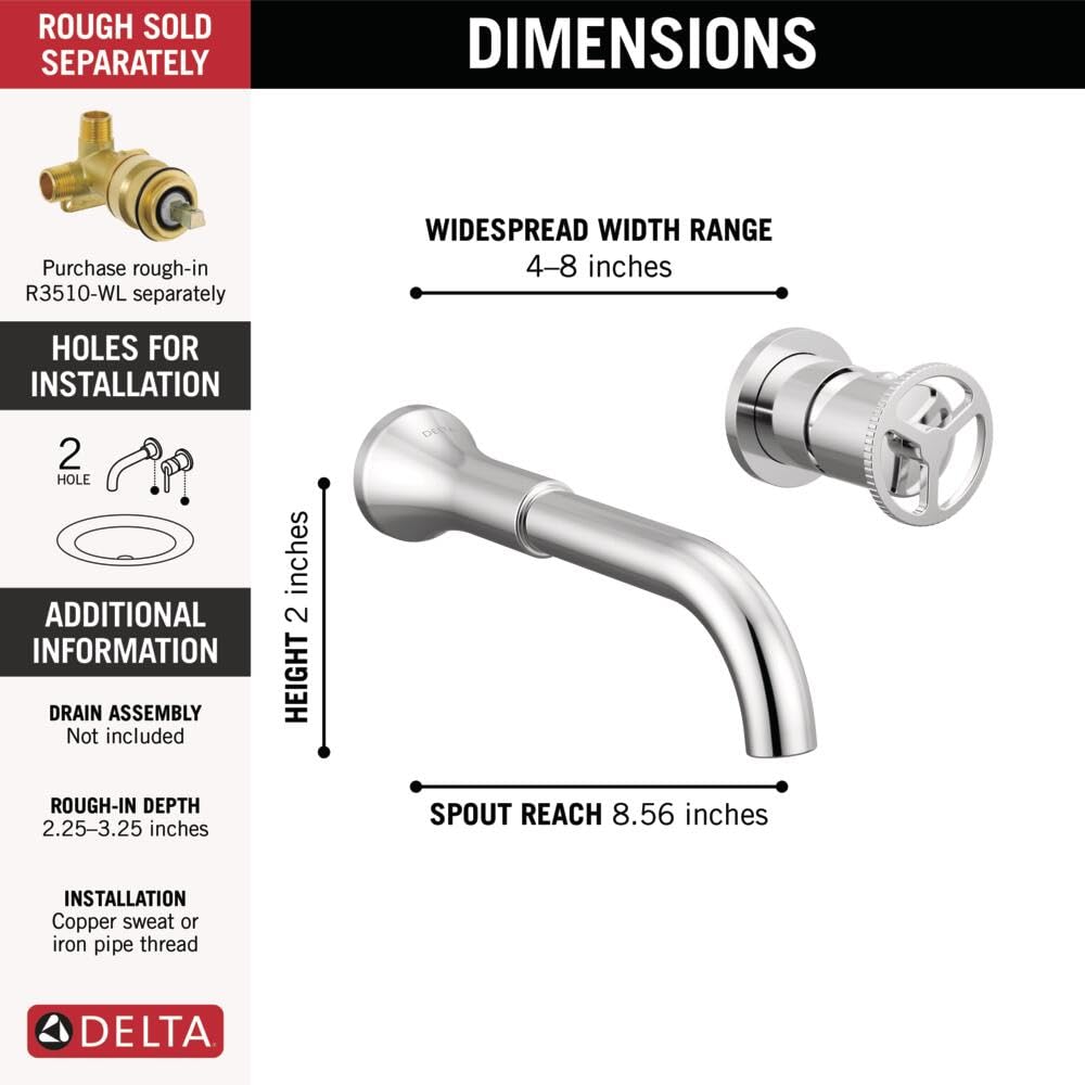 Open Box - Delta T3558LF-WL - Bathroom Sink Faucets Faucet