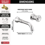 Open Box - Delta T3558LF-WL - Bathroom Sink Faucets Faucet