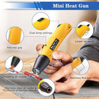 smseace 2020Pcs Heat Shrink Butt Connector,Solder Seal Wire Connectors Kit,Heat Gun and Crimping Tool Pack in Exquisite handbag 22-10AWG Waterproof Electrical Wire Crimp Connectors - size: 2020Pcs