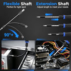 STREBITO Precision Screwdriver Set 153 in 1 Small Magnetic Screwdriver Set - color: Blue