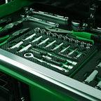 SK 1/4" Drive Socket Set with 160-P Ratchet, SAE, CR-V Steel