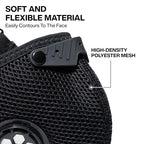 Klein Tools 60506 N95 Reusable Face Mask with Replaceable Filter, NIOSH Approved, Adjustable Head Straps, Hand Washable, Anti-Fogging