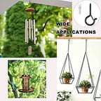 PlusRoc 20 Pack Screw Hooks for Hanging Plants Outdoor Lights(Black) - color: Black
