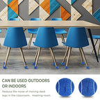 Macarrie 60 Pcs Precut Tennis Balls for Chairs Legs, Blue - color: Blue