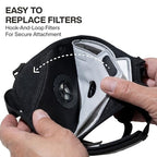 Klein Tools 60506 N95 Reusable Face Mask with Replaceable Filter, NIOSH Approved, Adjustable Head Straps, Hand Washable, Anti-Fogging
