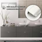 Ravinte Silver Finger Edge Pulls Drawer Edge Pulls 102mm/4 inch 6 Pack - size: 3" Hole Center,4" Overall Length