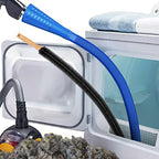 Sealegend 2 PCS Dryer Vent Cleaner Kit, Dryer Lint Vacuum Attachment&Brush - color: Deep Blue
