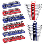 WORKPRO 8-Piece Magnetic Socket and Wrench Organizer Set