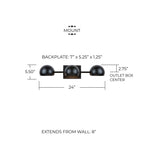 Open Box - Capital Lighting 133131MB - Bathroom Fixtures Indoor Lighting