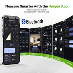Huepar Bluetooth Green Laser Measuring Tool 330FT, S100-G-BT