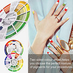Pocket Color Wheel, Paint Mixing Learning Guide Art Class Teaching Tool for Makeup Blending Board Chart Color Mixed Guide Mix Colors - style: Small
