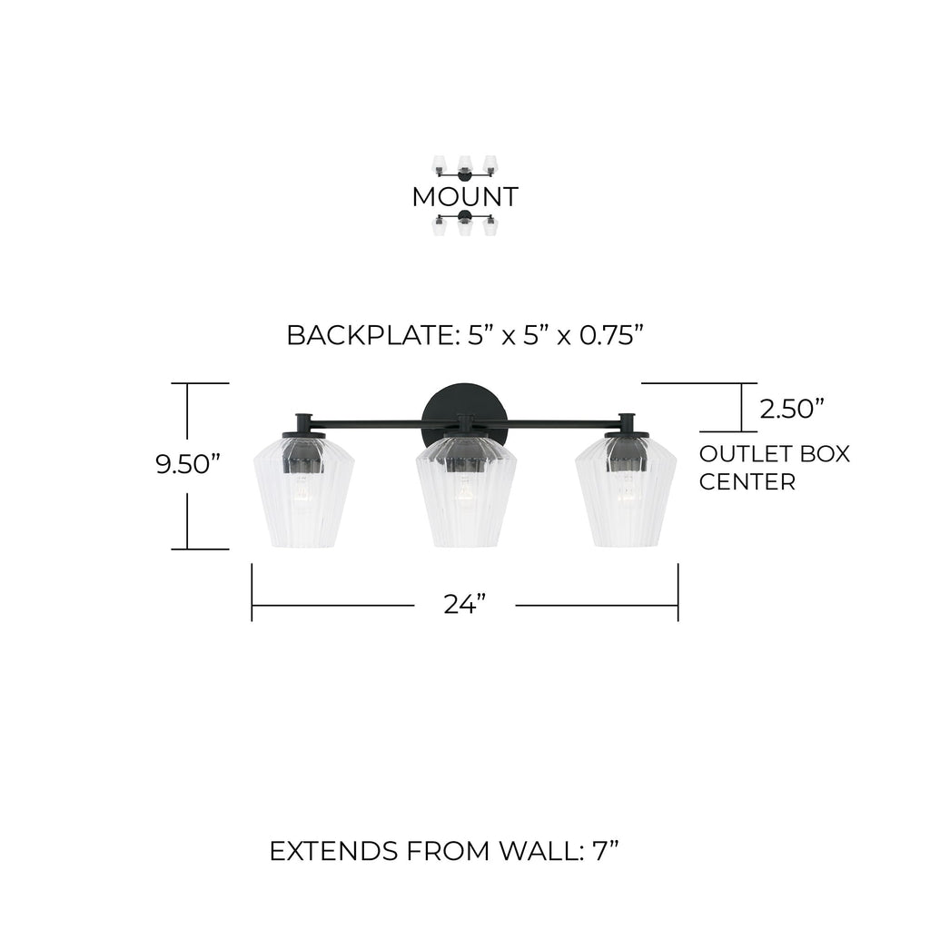 Open Box - Capital Lighting 141431AD-507 - Bathroom Fixtures Indoor Lighting