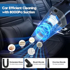 Qydipclin 37Pcs Car Detailing Kit, Car Detailing Brush Set, Car Wash Cleaning Kit, Car Detailing Brushes, Professional Car Care Kit for Interior Exterior Wheels, Blue - size: 37pcs