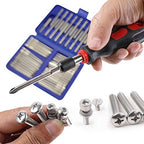 Rocaris 50 Pack Screwdriver Bit Set, 3 in Extra Long Magnetic Driver Kit - style: 50 Pcs