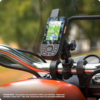 TUSITA Motorcycle Mount Handlebar Rail Base with B Size 1" Ball - Small - size: 1" Ball Handlebar Clamp