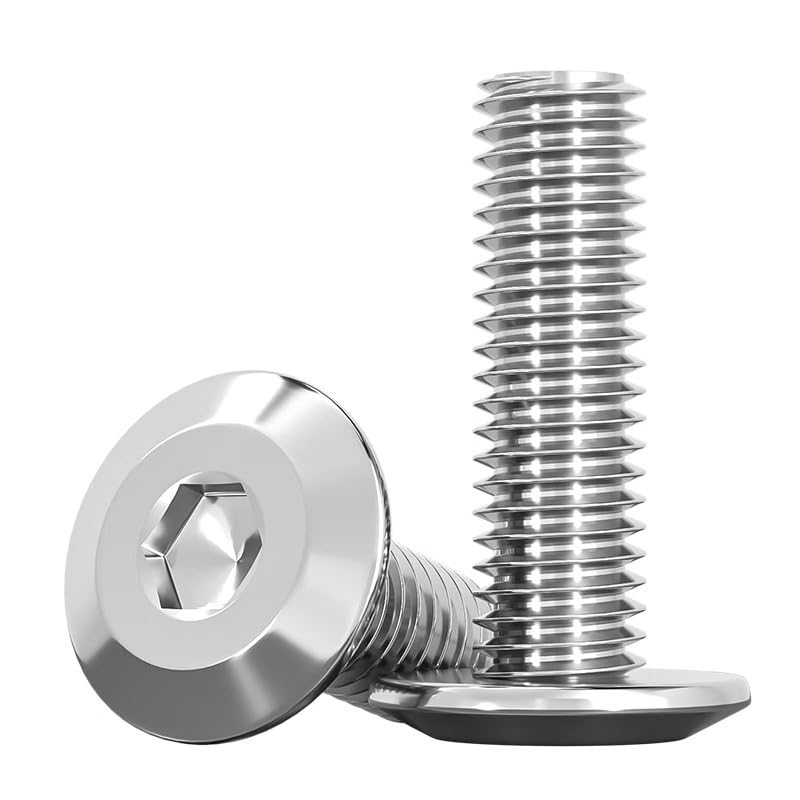 cSeao 5/16"-18 x 1/2" Flat Head Socket Head Screw Furniture Bolts Countersunk Connector Screws, Stainless Steel 18-8 (304), Fully Threaded - size: 5/16-18*1/2 10pcs