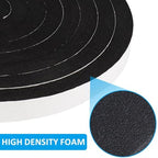 DGSL Foam Weather Stripping, 1/2" x1/8", 164Ft Door Window Seal Tape - size: 1/2In x 1/8In x164Ft