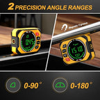 PREXISO 3-in-1 Magnetic Digital Angle Gauge, Digital Level with Laser Level