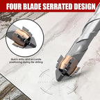 12-Piece Masonry Drill Bit Set, Concrete Drill Bit Set, 6 Sizes, 5/32"-1/2" - size: 5/32"-1/2" (12PCS)