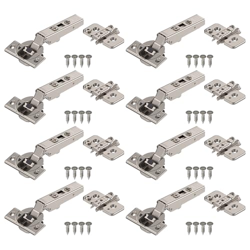 Blum Clip top BLUMOTION Hinge Kit Full Overlay 110° for Frameless Cabinets - size: 4 Kits