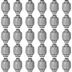 Maitys 30 Pcs 1/2 Inch Liquid Tight Connector Straight 180 Degree