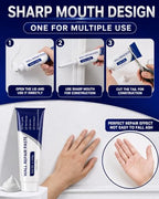 Efficient Drywall Repair Kit with Scraper,Wall Repair Paste Tube,Quick-Drying Wall Mending Agent, Wall Repair Paste,Multi-Functional Patch Paste for Wall Crack/Nail Hole/Graffiti,Wall Surface(1pack)