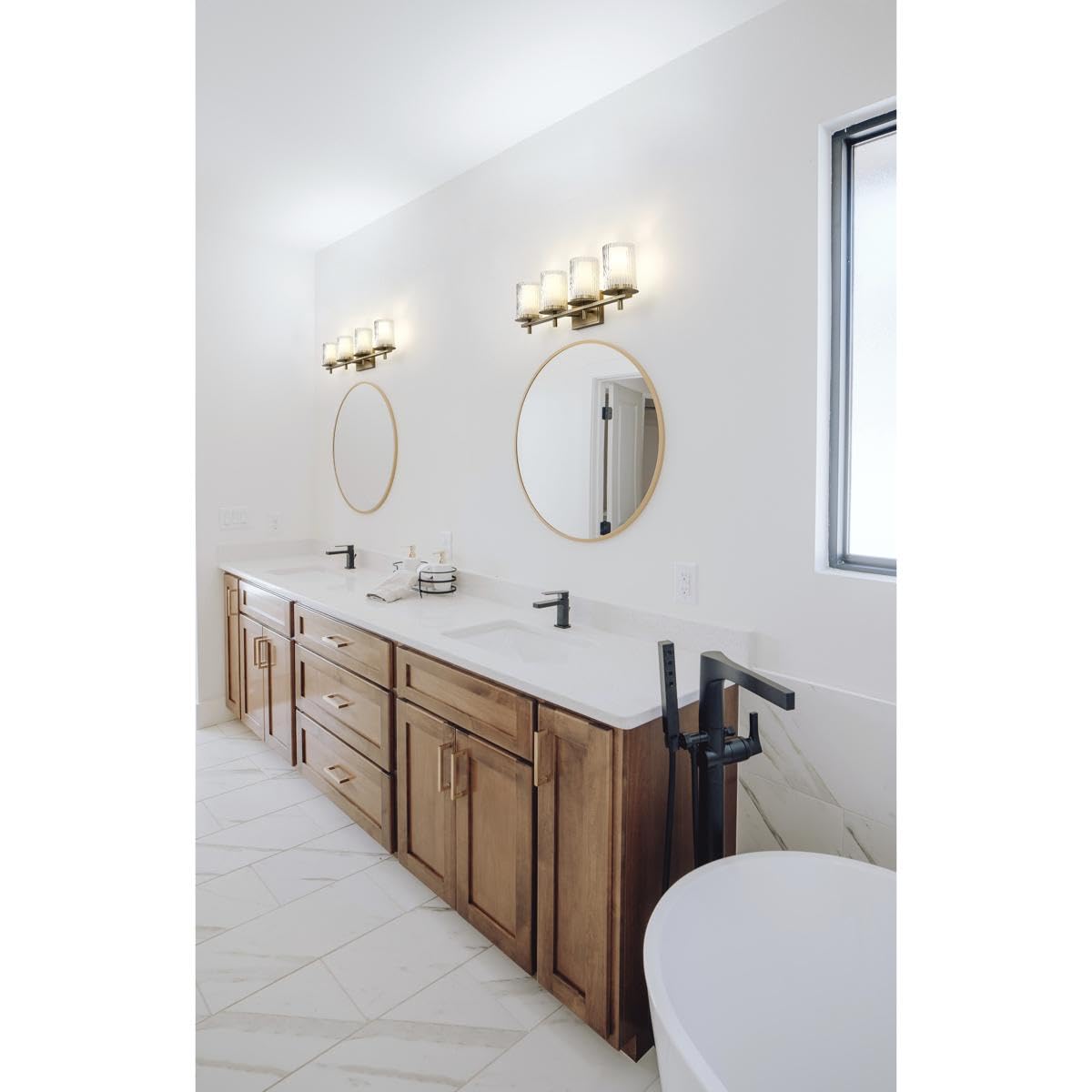 Open Box - Z-Lite 1949-4V-MGLD - Bathroom Fixtures Indoor Lighting