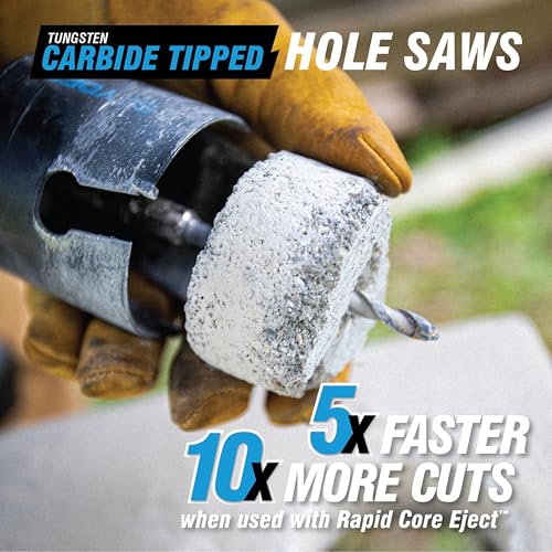 1-1/8-in Tungsten Carbide Tipped (TCT) Non-Arbored Hole Saw - size: 1-1/8 inch