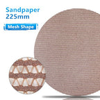 25 Pcs 9-Inch Mesh Sanding Discs, 60-180 Grit, Hook and Loop, Low-Dust Drywall Sandpaper for Electric Sanders, Pole Sanders & Dustless Drywall Sander with Vacuum - style: 9 Inch Mesh Sanding Discs