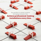 3000 Pcs Wedges for Tile Leveling System - Saves You Time for Perfect Precise Installation of Ceramic Tiles - Get Professional Results for Your Shower, Bathroom, Backsplash - size: 3000 Wedges