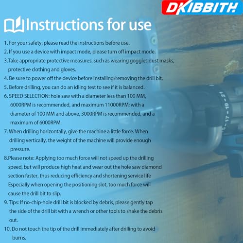 5-Pack 3/16" Dry Diamond Drill Bits Set, 5mm Tile Drill bits for Ceramic Porcelain Marble Granite Tile Stone Glass Brick, Integrated Coolant for Fast Dry Drilling, Round Shank, with Storage Case - size: 5 Pcs 3/16“ Diamond Bits