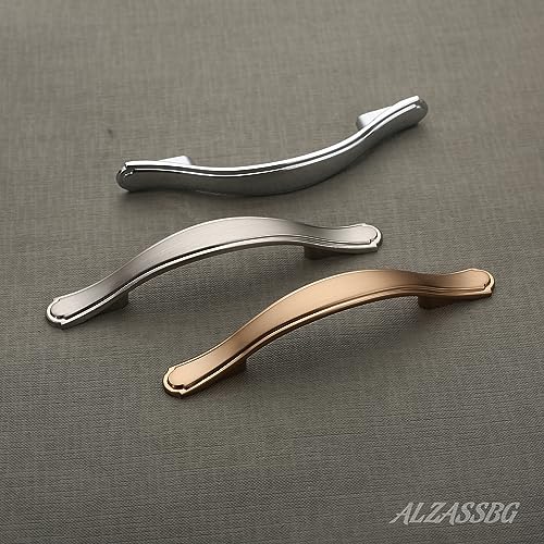 Alzassbg Champagne Bronze Cabinet Pulls and Handles 10 Pack, AL3028TGP - color: Champagne Bronze, size: 7-1/2" Hole Center