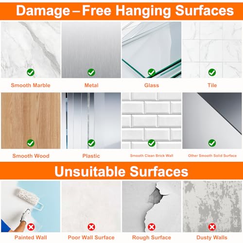 DDMY 100 Pack Adhesive Wall Hooks 50LB Heavy Duty Black Sticky Hook - color: Black, size: 100 Pieces