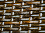 Wicker Repair Kit, Synthetic Embossing Rattan Fix Material Supplies Vinyl Plastic Waterproof Flat Ribbon for Garden Patio Furniture and Rattan Chair Sofa Basket Replacement-130Ft Dark Coffee Brown