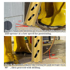 2" Dry Core Drill Bits for Cured Concrete with Rebar Brick Block Masonry etc 13in/330mm Drilling Depth，10mm Diamond Segment Height，2 Adapters - size: 2 inches