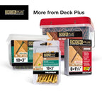 Deck Plus Deck Screws, #10 x 2-1/2in, 365 Pack, Red - color: Red, size: #10 x 2-1/2", style: 365 pcs