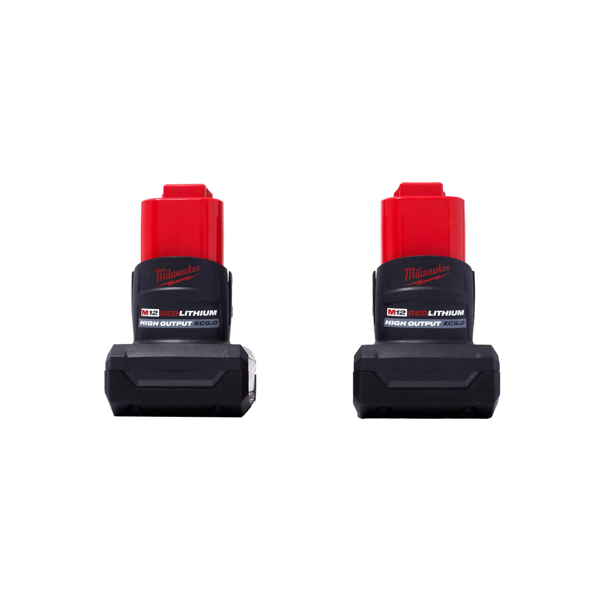 Open Box -  M12 12V Lithium-Ion XC High Output 5.0 Ah Battery Pack (2-Pack) Starter Kit with Charger