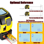 The 3-in-1 almighty laser measuring tools ruler,16Ft Ruler 131Ft Laser - color: Yellow, size: Laser 135 ft