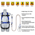 TT TRSMIMA Safety Harness Fall Protection Kit: Roofing Harness for Work - style: Blue