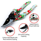 Womens Gardening Gifts Set - Floral Gardening Tools with Tote Bag - Gifts for Mom, Girlfriend or Women - Birthday, Christmas (Blue) - color: Blue