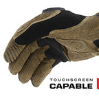 Mechanix Wear M-Pact Work Gloves Secure Fit, Brown Large - color: Brown, size: Large
