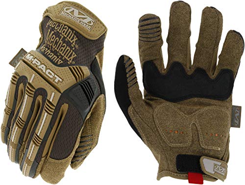 Mechanix Wear M-Pact Impact Protection Work Gloves Brown XX-Large - color: Brown, size: XX-Large