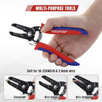 2-Piece Electrician's Pliers Set Professional Wire Stripping Tool - color: Flush Cutter+wire Stripper