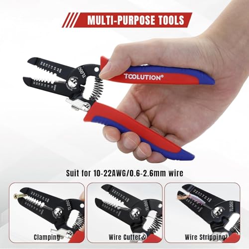 3-Piece Electrician's Pliers Set Professional Wire Stripping Tool - color: Flush Cutter+needle Nose+wire Stripper