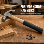 Hammer Handle Covers 2-Pack Plastic Black 25mm Hole Diameter
