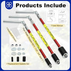 Plumbing Plug Tool Kit (3 Tools) Replacement for jet swet - color: lemon