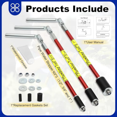 Plumbing Plug Tool Kit (3 Tools) Replacement for jet swet - color: Yellow