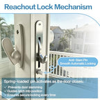 Reachout Lock and Receiver Kit, Compatible Andersen Sliding Door