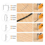 4-in-1 Staple Gun, Heavy Duty Stapler with 800 Staples